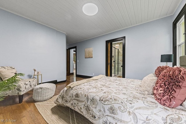 3549 Kent Rd, Stow, OH 44224 - bedroom featuring wood finished floors