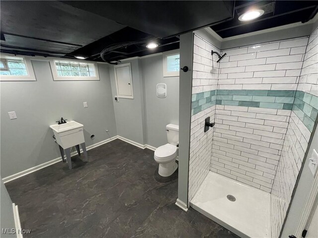 16005 Walvern Blvd, Maple Heights, OH 44137 - full bath with a stall shower and toilet