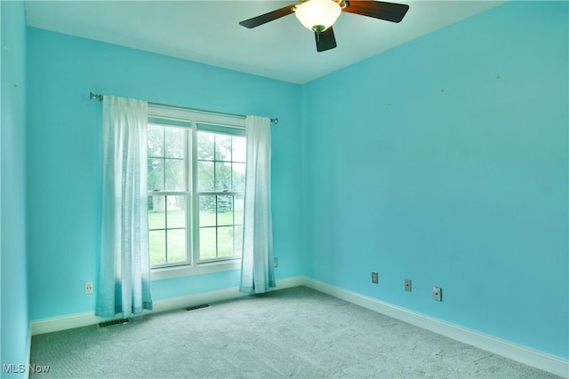 3455 Winners Cir, Canfield, OH 44406 - carpeted empty room featuring plenty of natural light and ceiling fan