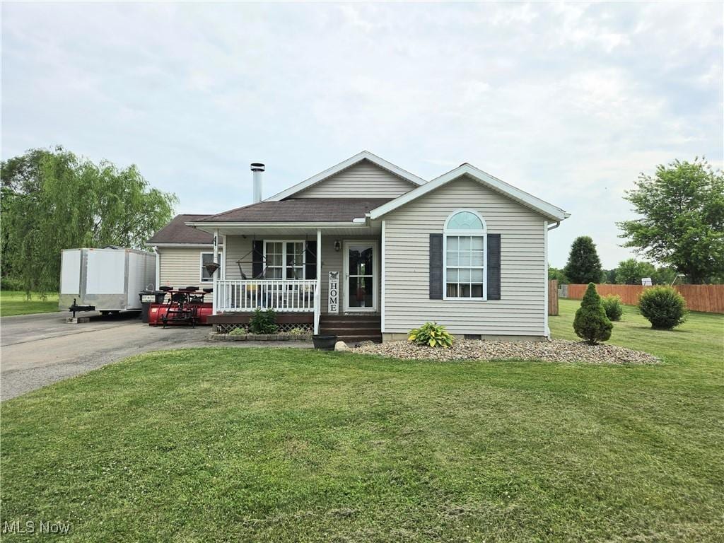 4921 Tumney Trl, Norwalk, OH 44857 - single story home featuring covered porch