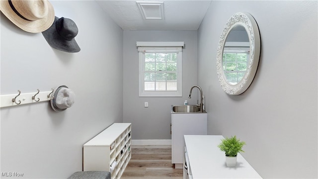 4314 Cheval Cir, Stow, OH 44224 - bathroom with a sink and wood finished floors