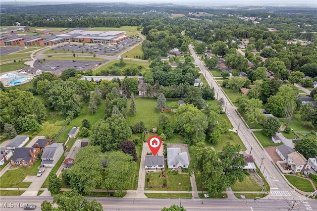 541 Broad St, Wadsworth, OH 44281 - aerial overview of property's location featuring nearby suburban area