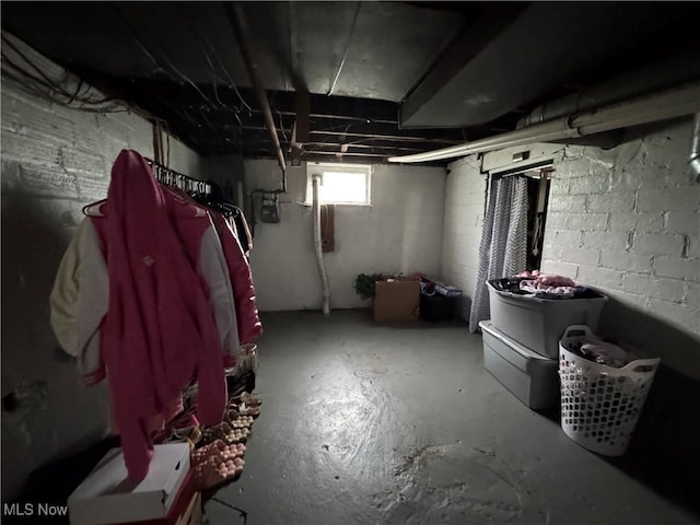 1201 Jackson St SW, Massillon, OH 44647 - basement featuring gas meter