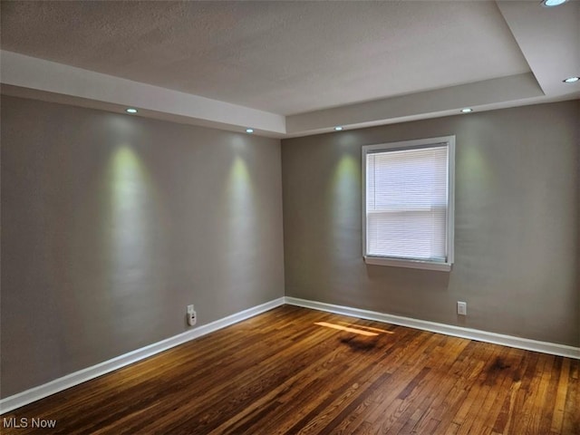 21731 Nicholas Ave, Euclid, OH 44123 - empty room with hardwood / wood-style flooring and recessed lighting