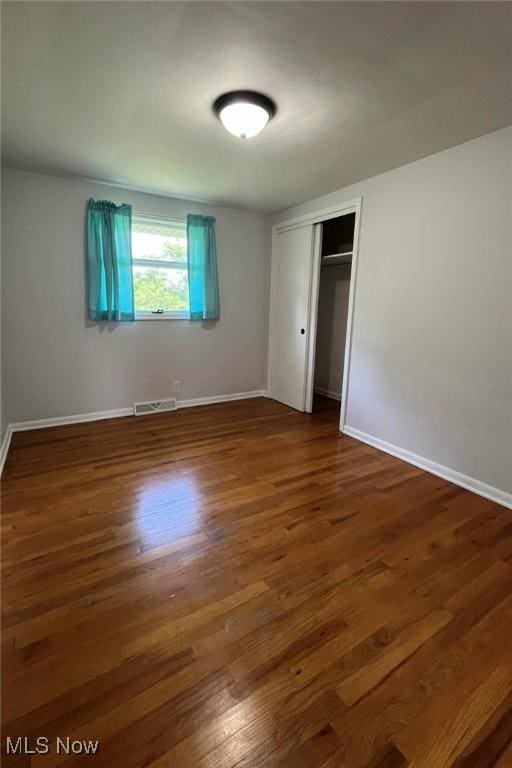 132 Highland Acres, Bloomingdale, OH 43910 - unfurnished bedroom with wood finished floors and a closet