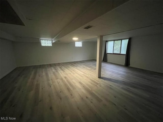 132 Highland Acres, Bloomingdale, OH 43910 - basement featuring wood finished floors