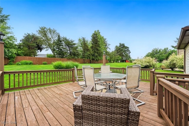 7700 Sparrow Flight Dr, Seven Hills, OH 44131 - deck with outdoor dining space