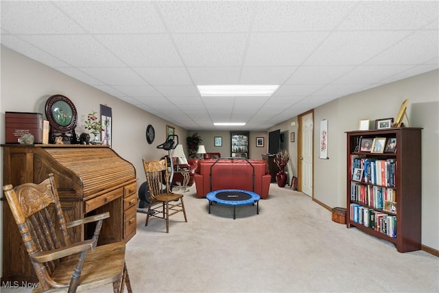 637 N Ridgecliff St, Tallmadge, OH 44278 - carpeted living room featuring baseboards