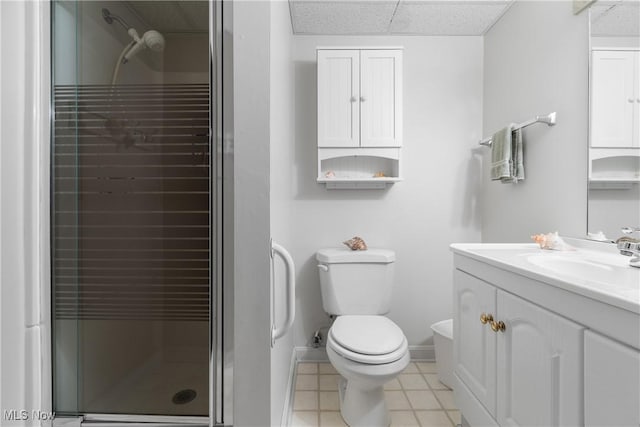 637 N Ridgecliff St, Tallmadge, OH 44278 - bathroom with vanity and a shower stall