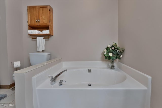 7876 Walnut St Unit B, Boardman, OH 44512 - bathroom featuring a bath and tile patterned floors