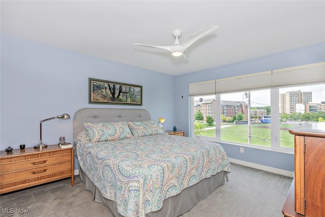 1569 E 118th St Unit B, Cleveland, OH 44106 - carpeted bedroom featuring baseboards and ceiling fan