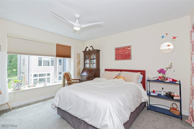 1569 E 118th St Unit B, Cleveland, OH 44106 - bedroom featuring carpet floors and a ceiling fan