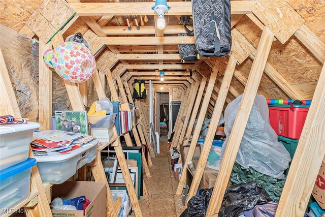 1569 E 118th St Unit B, Cleveland, OH 44106 - view of attic