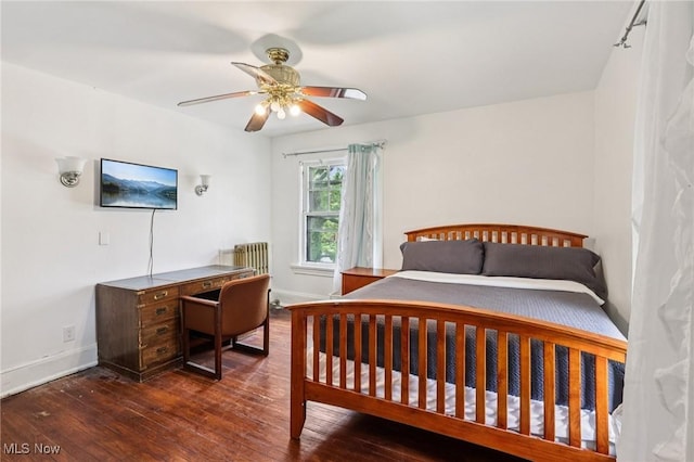 1575 E 108th St, Cleveland, OH 44106 - bedroom with hardwood / wood-style floors and ceiling fan