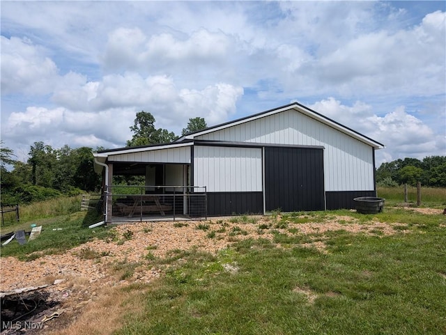 3439 Rough And Ready Rd, New Concord, OH 43762 - view of pole building