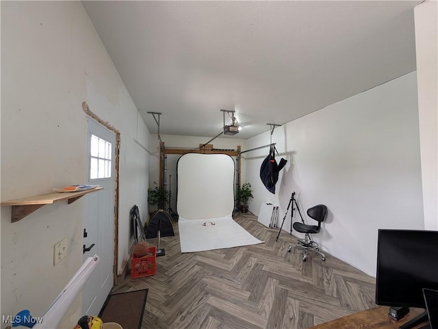 3439 Rough And Ready Rd, New Concord, OH 43762 - garage featuring a garage door opener