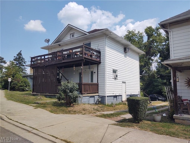 510 N 8th St, Cambridge, OH 43725 - view of front of property with a wooden deck