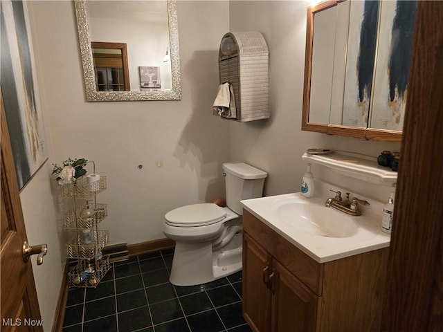5256 S Saratoga Ave, Austintown, OH 44515 - half bathroom featuring tile patterned flooring and vanity