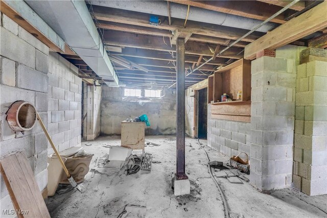 202 N State St, Rochester, OH 44090 - view of basement