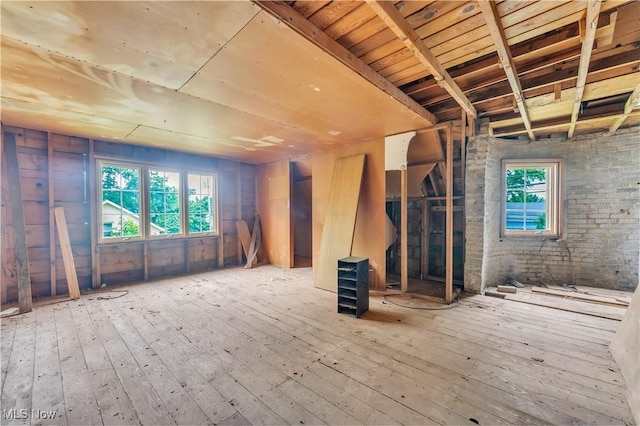 202 N State St, Rochester, OH 44090 - miscellaneous room with hardwood / wood-style flooring