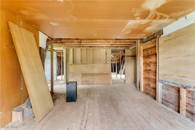 202 N State St, Rochester, OH 44090 - miscellaneous room with hardwood / wood-style flooring