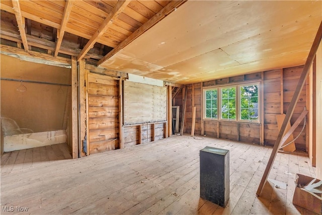 202 N State St, Rochester, OH 44090 - misc room featuring hardwood / wood-style floors