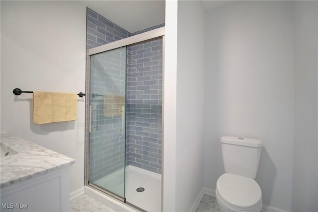 2764 Walter Rd, Westlake, OH 44145 - bathroom featuring a stall shower and vanity