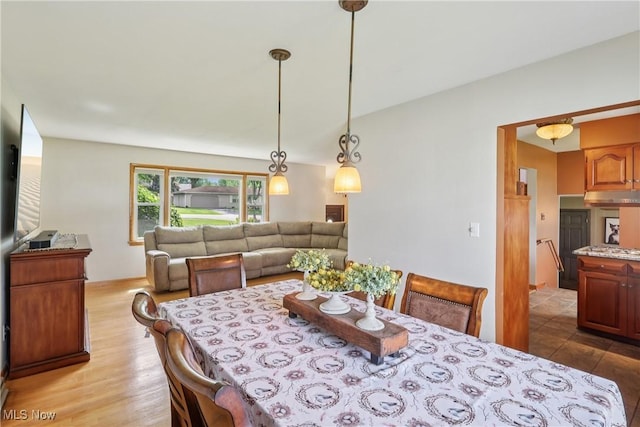1455 Buckeye Cir, Salem, OH 44460 - dining area with wood finished floors