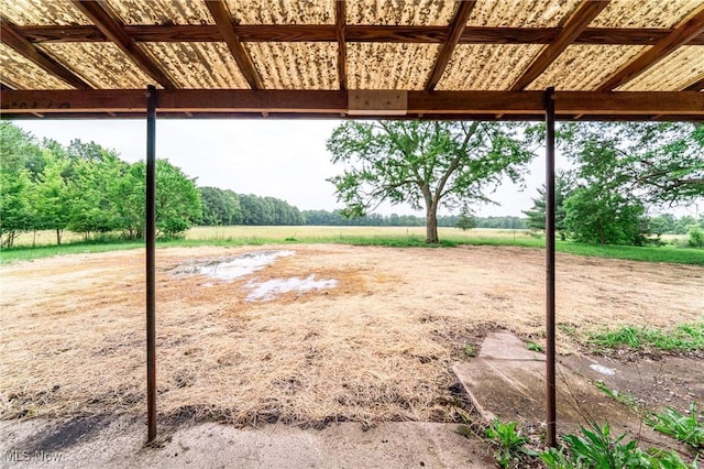 9509 Reed Rd, Columbia Station, OH 44028 - view of yard featuring a view of countryside