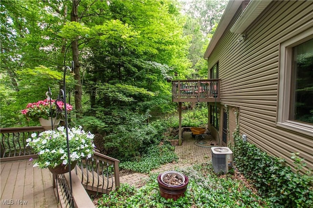 3366 Darrow Rd, Stow, OH 44224 - view of yard featuring a deck and a patio area