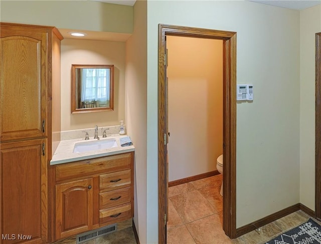 2307 Deerpath Dr, Sandusky, OH 44870 - bathroom with toilet and vanity