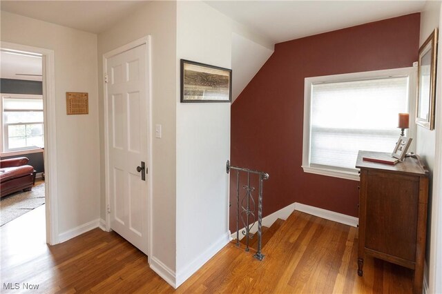 3678 Lynnfield Rd, Shaker Heights, OH 44122 - hall with wood finished floors and baseboards