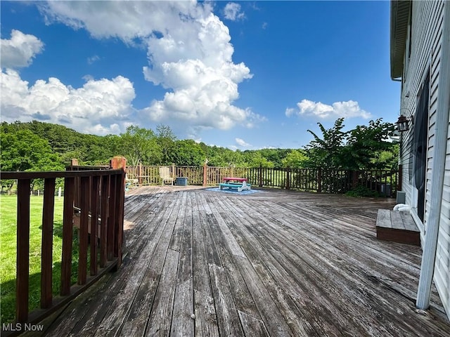 3585 Hayfield Rd, Dresden, OH 43821 - view of deck