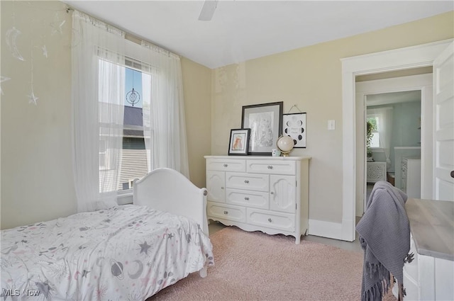 583 E 7th St, Salem, OH 44460 - bedroom featuring ceiling fan and carpet floors