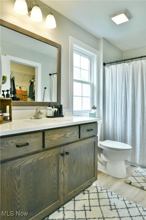 125 Fitch Blvd Unit 254, Youngstown, OH 44515 - full bathroom with vanity, wood finished floors, and a walk in closet