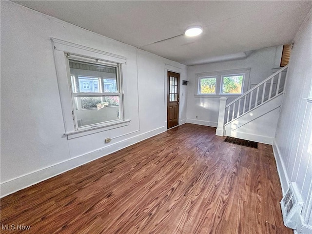 421 E Thornton St, Akron, OH 44311 - entryway with wood finished floors and stairs