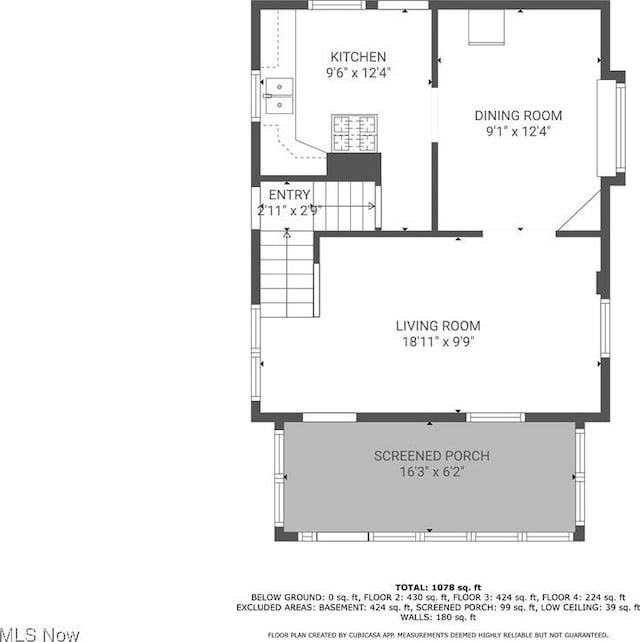 421 E Thornton St, Akron, OH 44311 - view of home floor plan