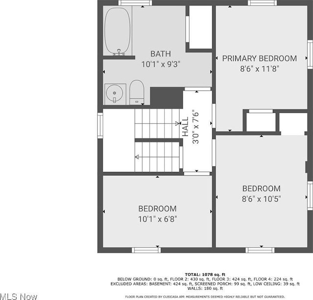 421 E Thornton St, Akron, OH 44311 - view of property floor plan