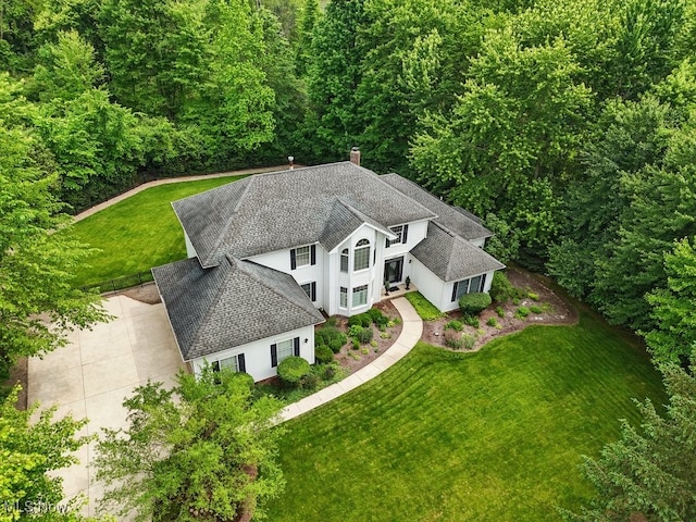 1497 Hunting Hollow Dr, Hudson, OH 44236 - aerial view of property and surrounding area