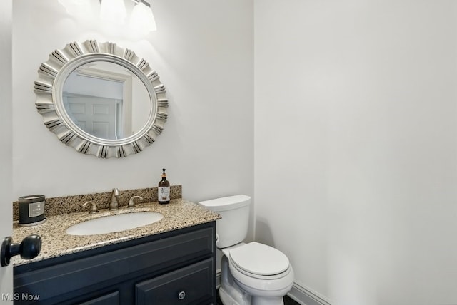 1497 Hunting Hollow Dr, Hudson, OH 44236 - half bathroom with toilet and vanity