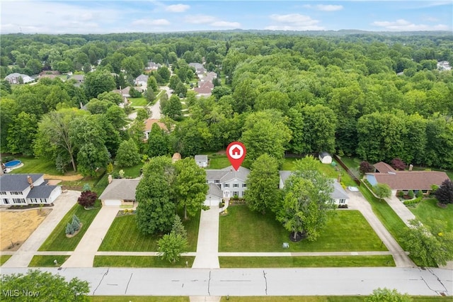 4270 Sir Robert Ave, North Royalton, OH 44133 - aerial view of residential area with a forest