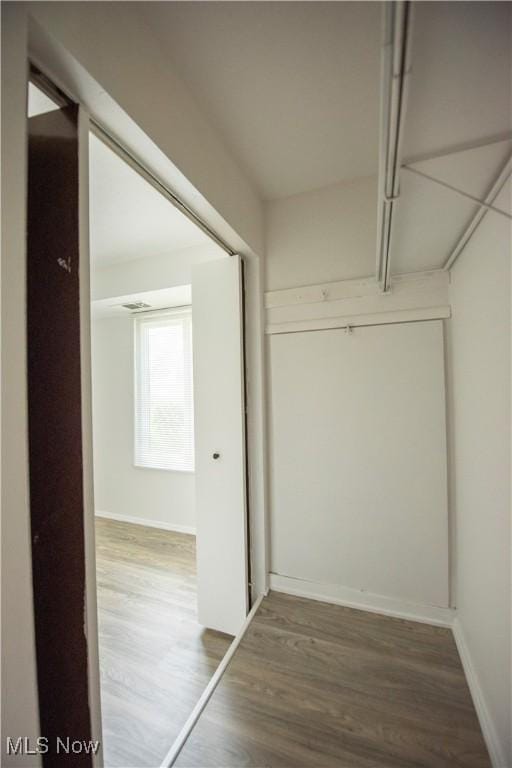 8507 Akins Rd Unit C-2, North Royalton, OH 44133 - corridor with wood finished floors and baseboards