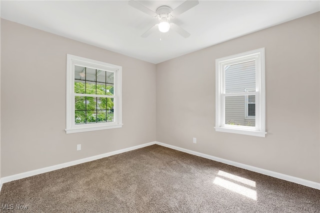 452 E 329th St, Willowick, OH 44095 - spare room with carpet and ceiling fan
