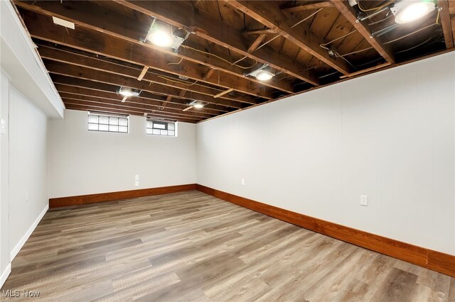 452 E 329th St, Willowick, OH 44095 - below grade area featuring wood finished floors