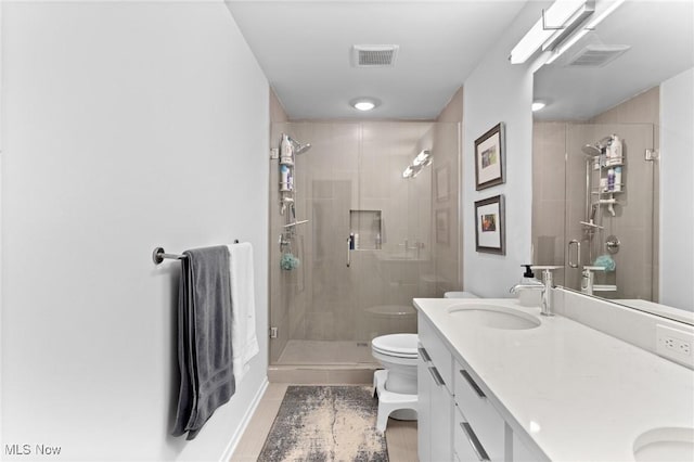 2317 Scranton Rd, Cleveland, OH 44113 - bathroom featuring a stall shower and double vanity