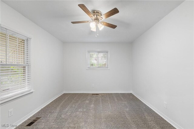 164 Goodview Ave, Akron, OH 44305 - spare room featuring carpet and ceiling fan