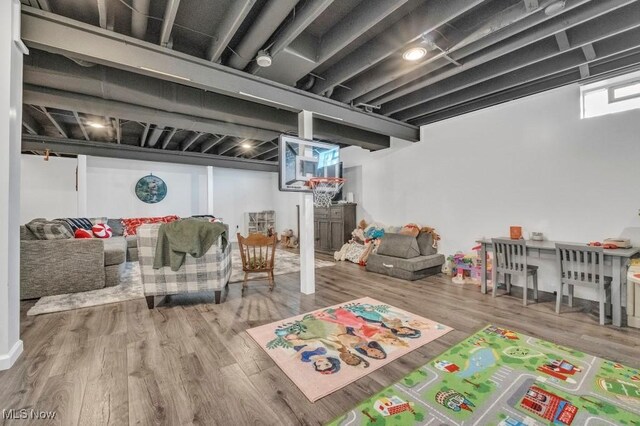 13196 Barrington Dr, Grafton, OH 44044 - playroom featuring wood finished floors