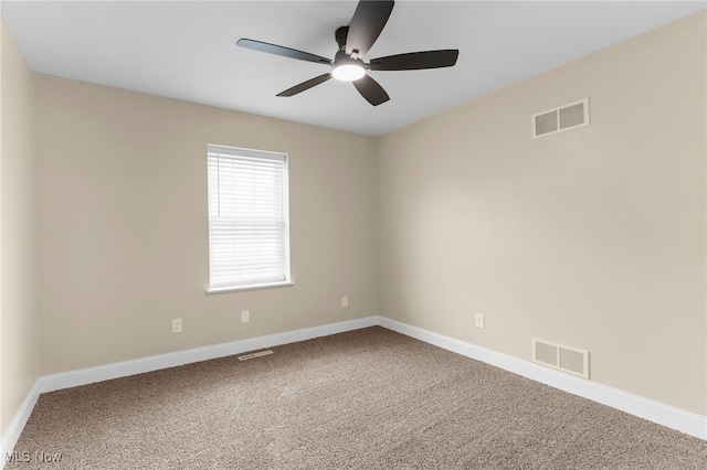 381 Lauretta Ln, Hubbard, OH 44425 - carpeted empty room featuring ceiling fan and baseboards