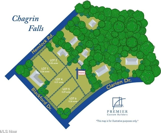15813 Hemlock Rd, Chagrin Falls, OH 44022 - map / location