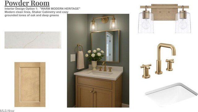 15813 Hemlock Rd, Chagrin Falls, OH 44022 - bathroom featuring vanity